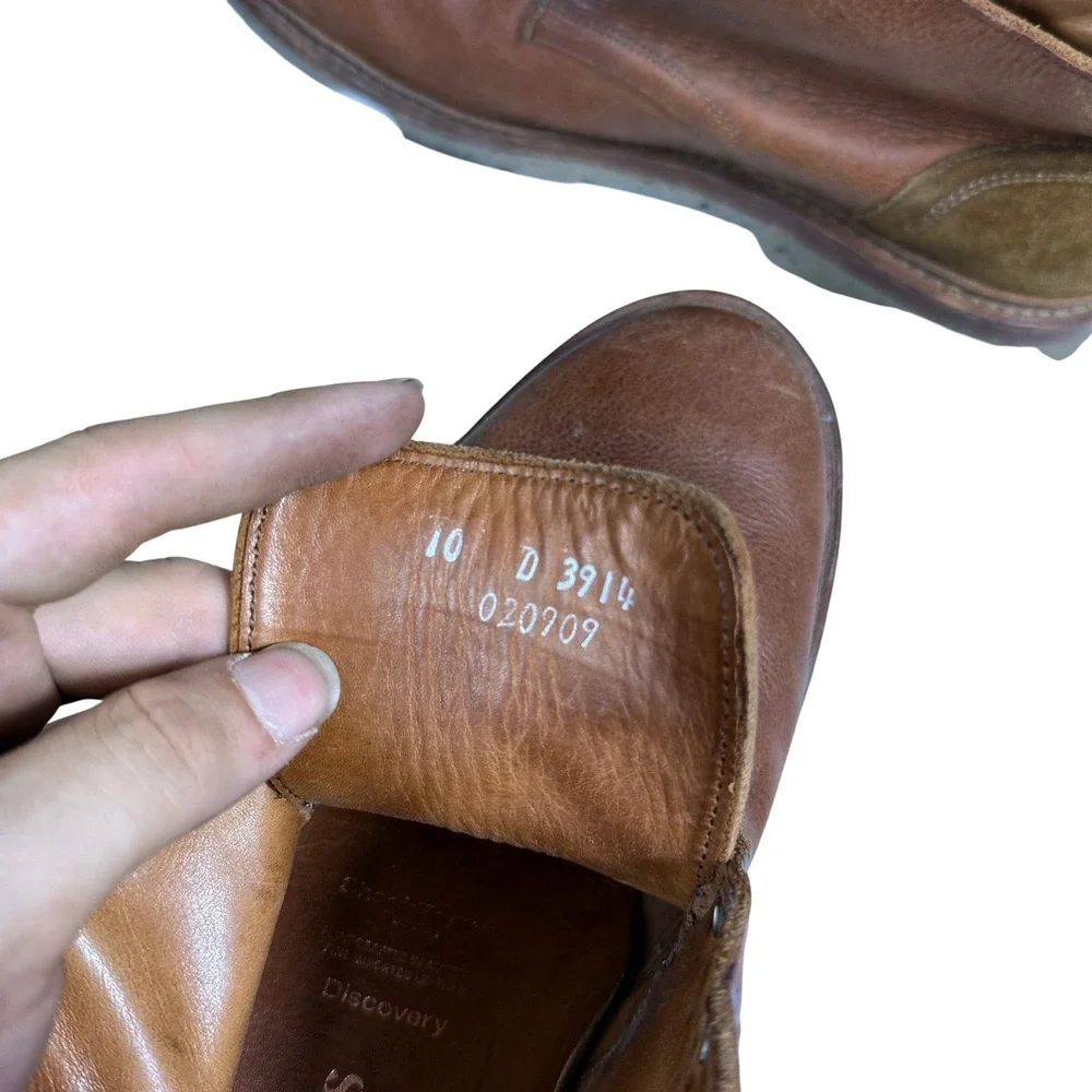 Allen Edmonds Discovery Chukka Boots Mens 10 D Brown Leather Suede 3914